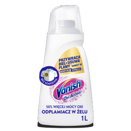 Vanish Oxi Action White odplamiacz w żelu 1l
